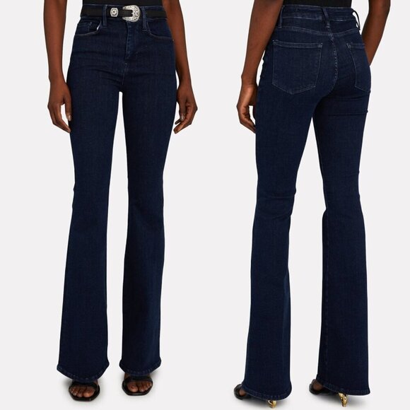 Frame Denim Denim - New! FRAME Le One High-Rise Flare Jeans Keller Blue 21829